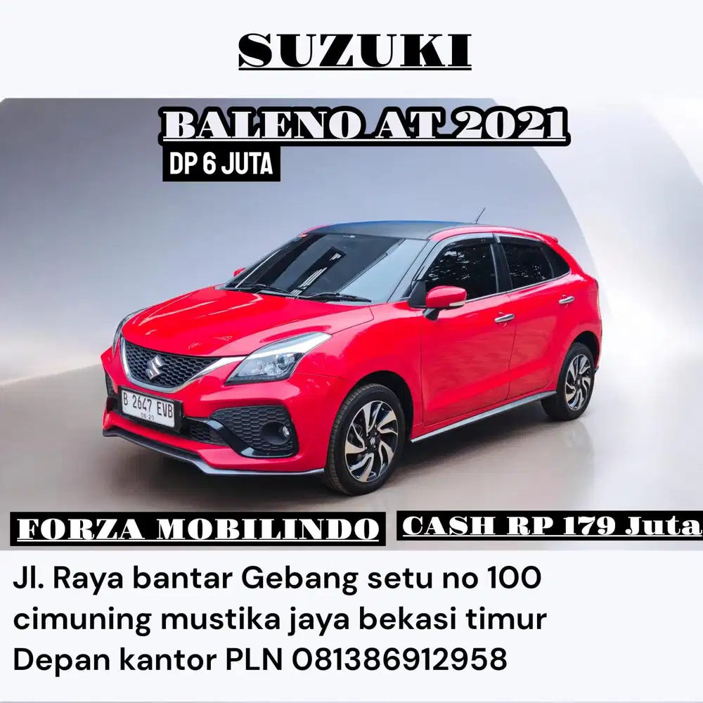 BALENO AT 2021 Dp 6 juta