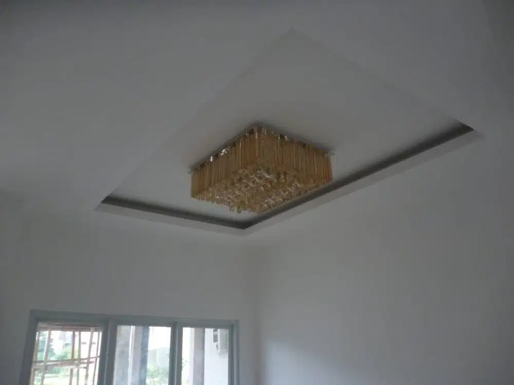 Matrial plafon gypsum dekorasi rumah siap pasang dengan tenaga kami