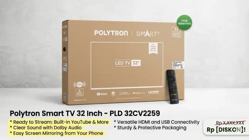 TV polytron smart tv
