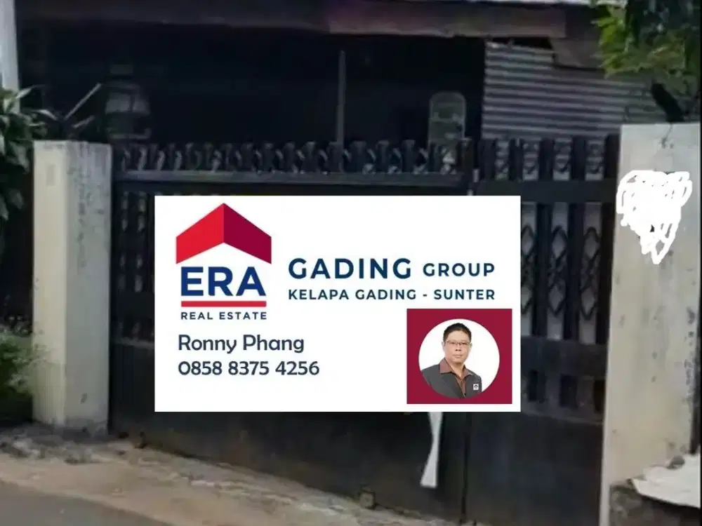 Rumah Tua (Kavling) Slipi Belakang Dharmais Dijual Cepat