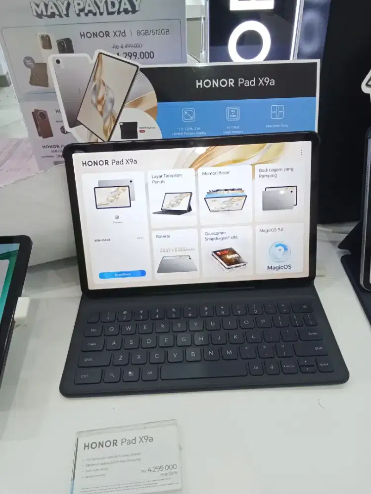 Cicilan Indodana Honor Pad X9a. Angsuran ringan