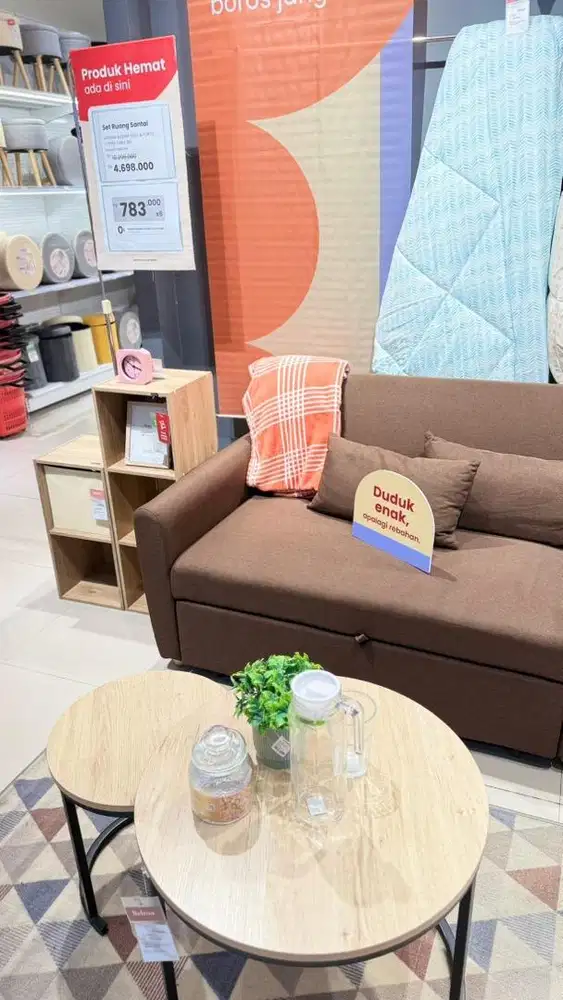 Laguna sleeper sofa & porto coffee table set