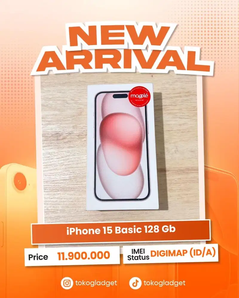 iPhone 15 Basic 128 Gb (SEGEL) IBOX/DIGIMAP