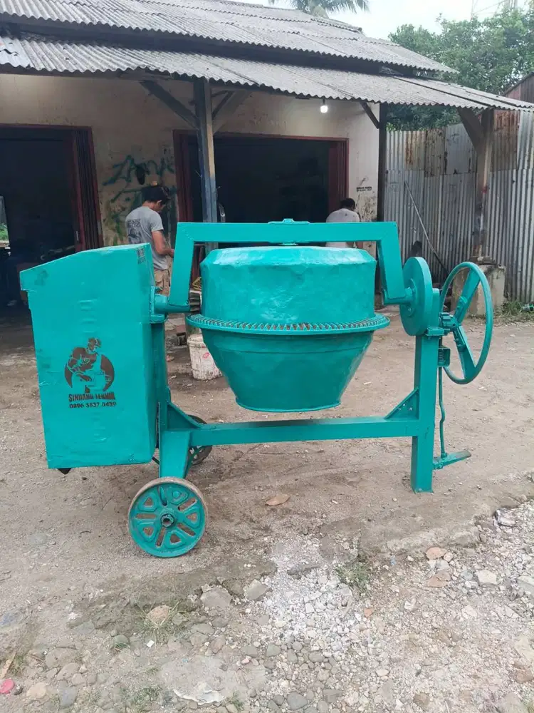 Jual Mesin Mixer Cor Beton Iron Globe Murah Meriah