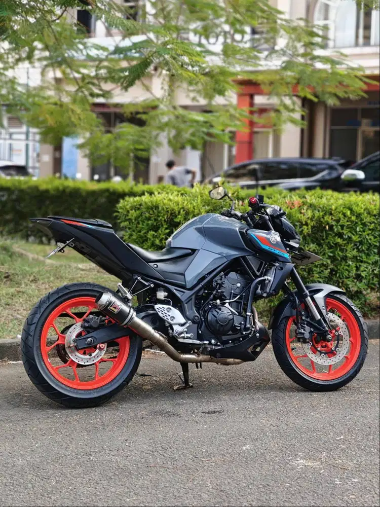 NAKED IDAMAN! YAMAHA NEW MT25 GREY 2021 KM LOW PAJAK ON SIAP GASS