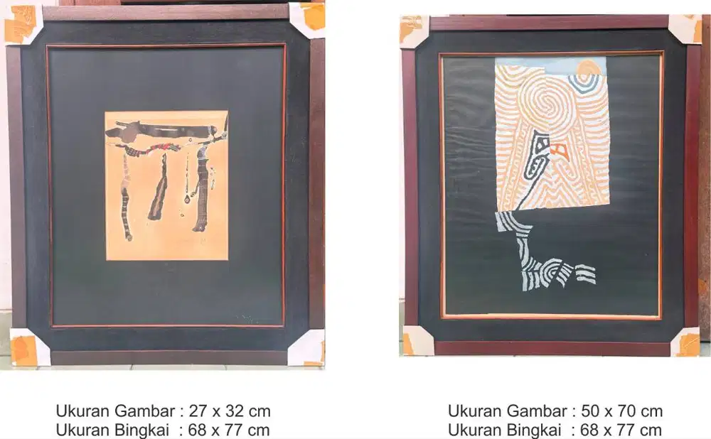 2 Buah Lukisan Karya, Maestro Seni Rupa Indonesia