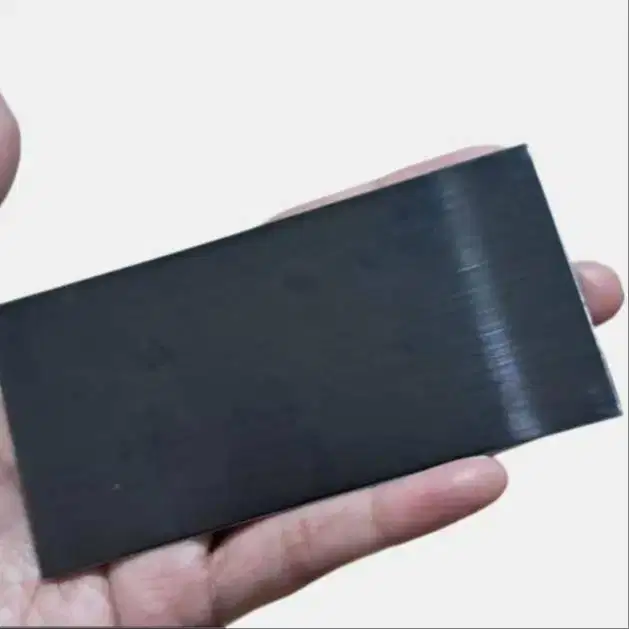 plat warna Black 201 0,8mm finish Hairline/Mirror Potongan Per10x10cm