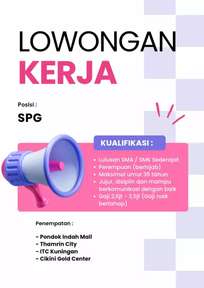 SPG AKSESORIS IMITASI