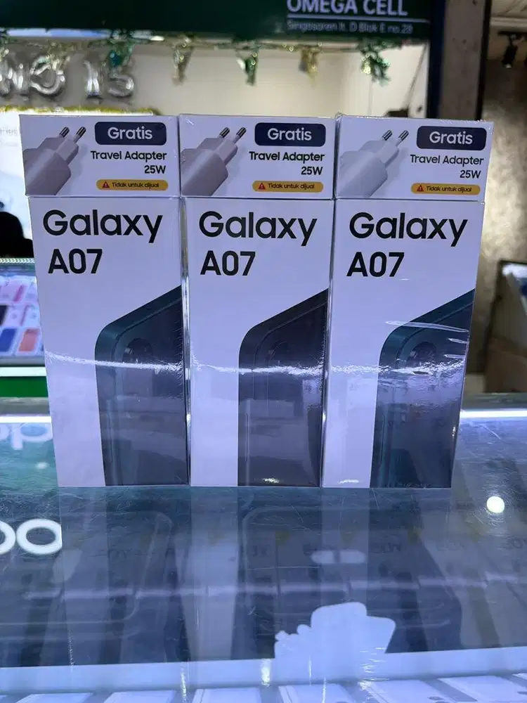 PROMO FREE TAMPERGLASS Samsung A07 4*4/128 NEW