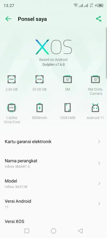 Jual Infinix smart6