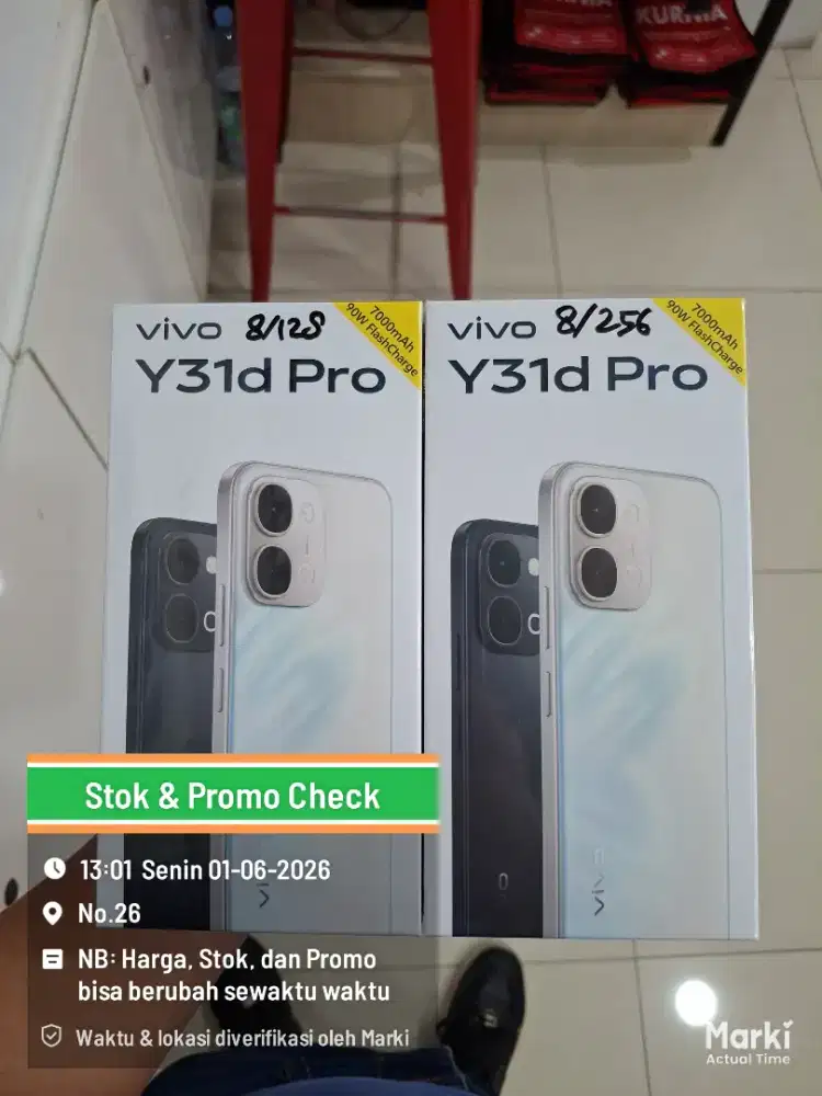 PROMO CASHBACK 300RB VIVO Y31D PRO SERIES. SEGEL GARANSI RESMI