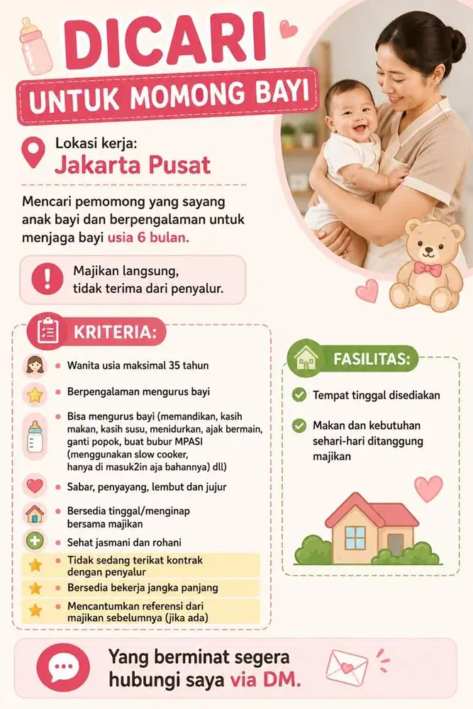 Dicari momong bayi