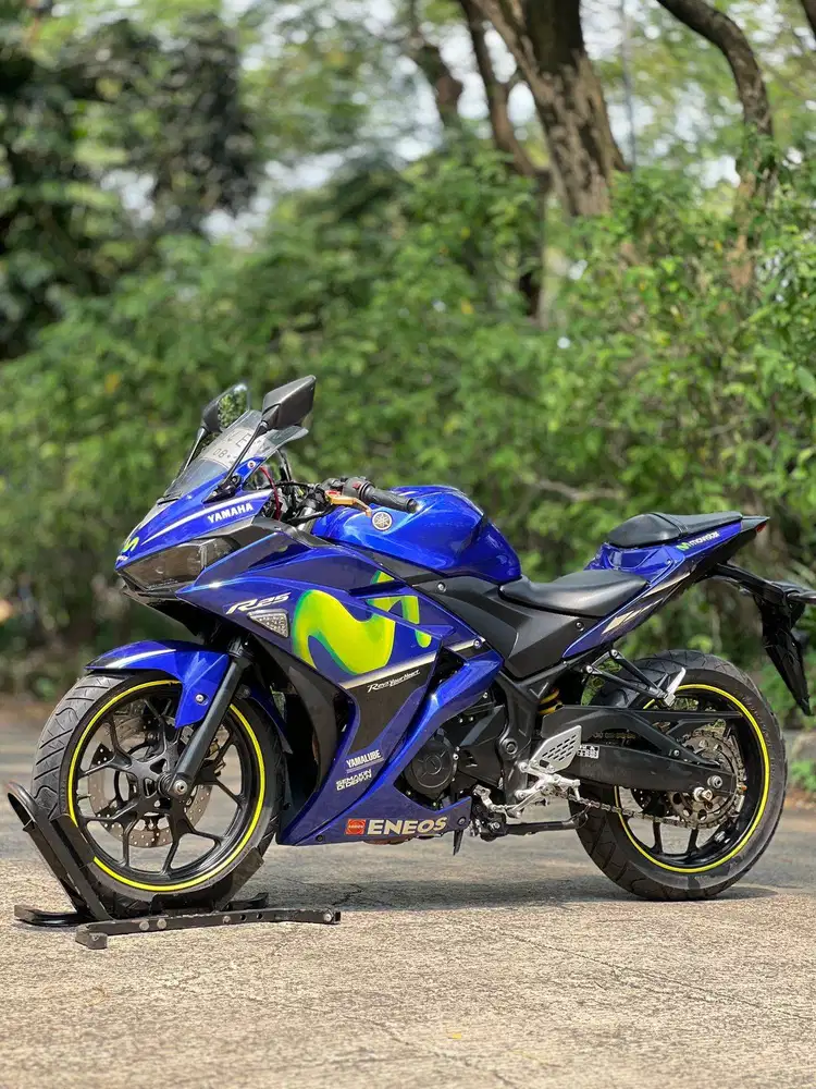 YAMAHA R25 V1 MOVISTAR BIRU 2017 PAJAK HIDUP NO MINUS