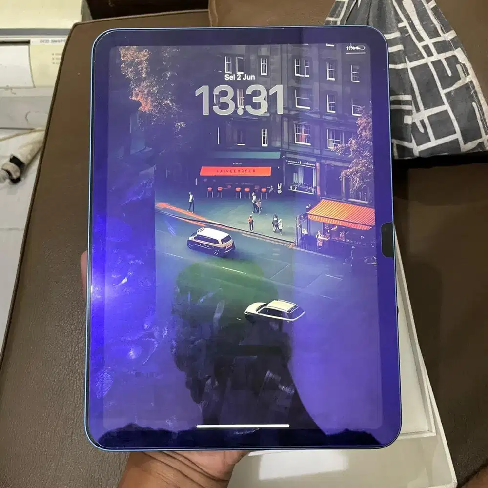 iPad 11 ibox blue lengkap