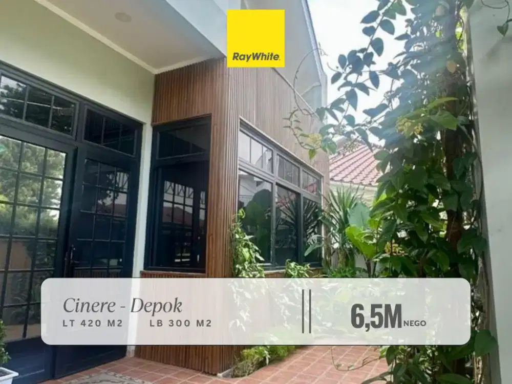 Rumah Dijual di Cinere Jakarta Selatan Homey Semi-Furnished 2 Lantai Berlokasi Strategis