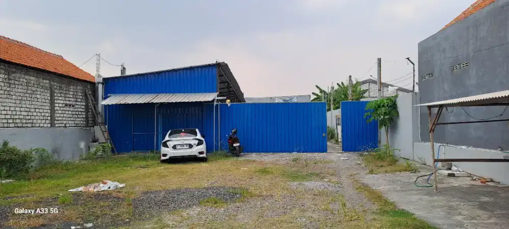 Dijual  Tanah Bangunan Rumahdan gudang