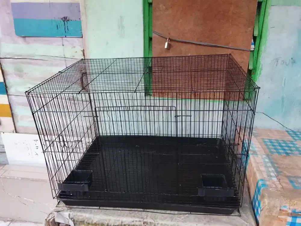 Kandang besi kotak baru