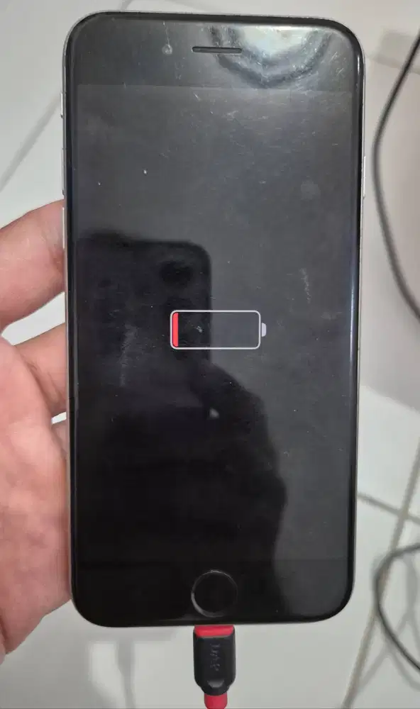 iPhone 6 (A1586) - minus di charge cuma muncul gambar baterai