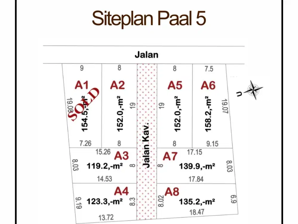 Rumah 2 Kamar Tidur Modern di Kawasan Paal 5