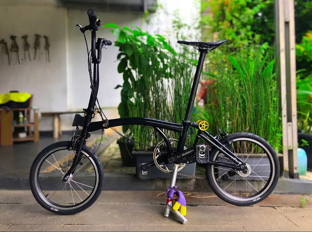 Sepeda Lipat Element Pikes Gen 1 Black Glossy not Brompton 3Sixty