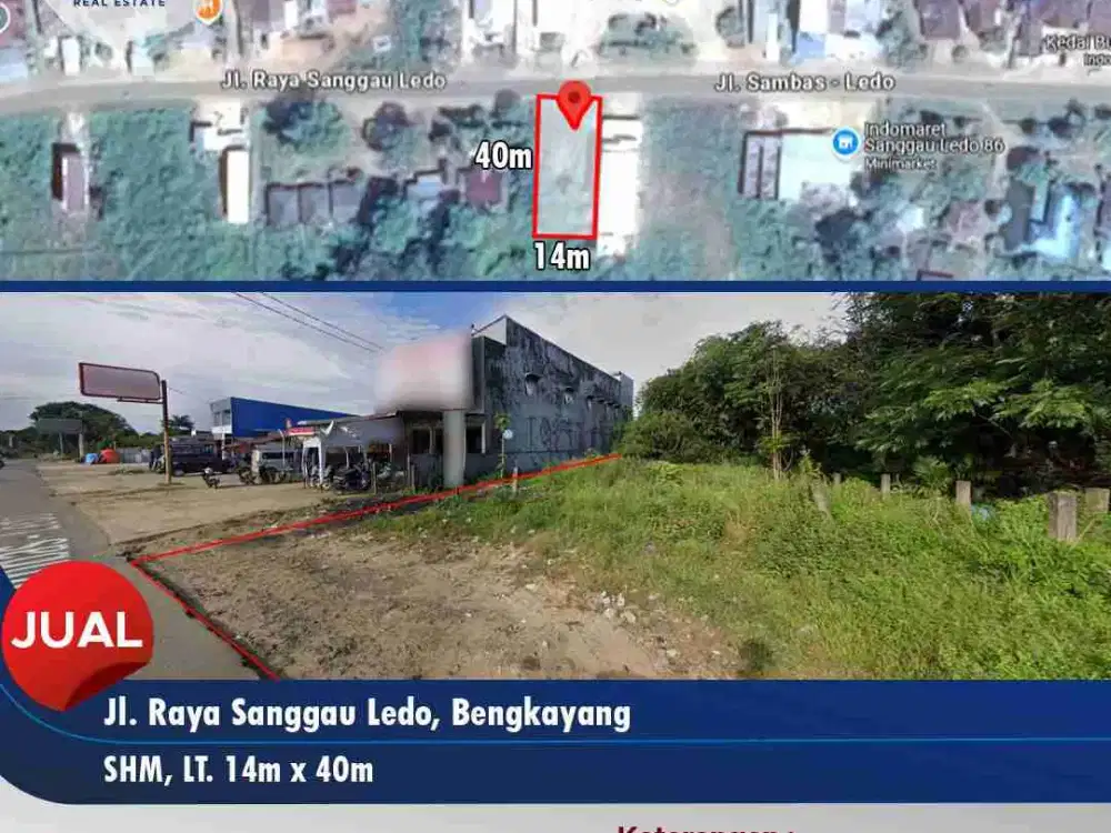 Jual Tanah Siap Pakai Lokasi Kota Bengkayang