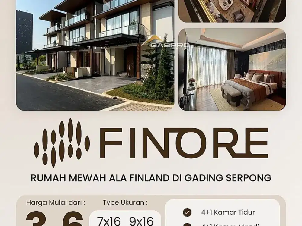New Launching At Gading Serpong Cluster Finore Summarecon 3Man! Last Call
