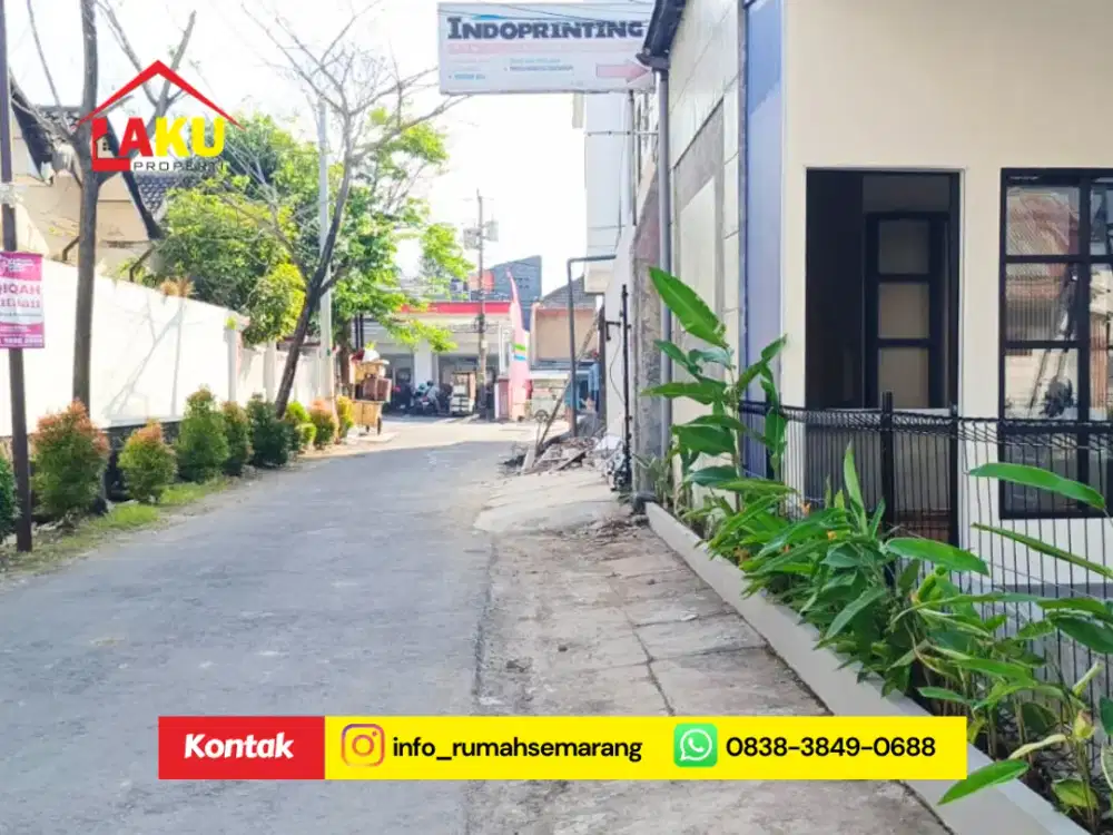 TANAH KOMERSIAL STRATEGIS + 2 KIOS TERSEWA DI PUSAT UNGARAN
