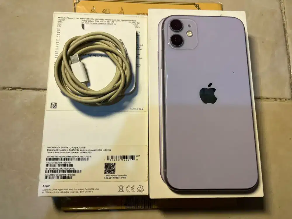 iPhone 11 128GB iBox Purple Like New 128 Digimap Blibli GDN
