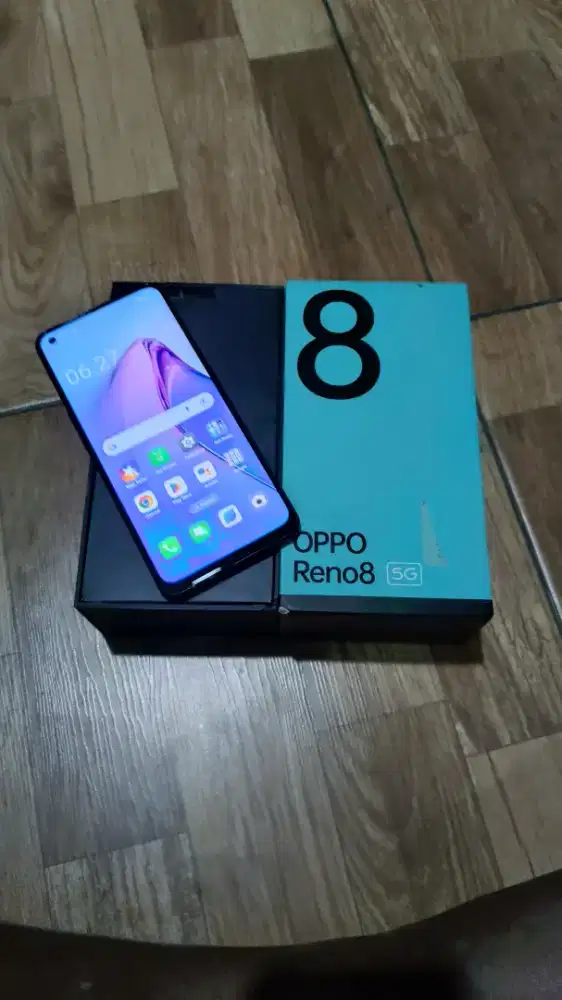 Jual hp Oppo Reno 8 5g fulset