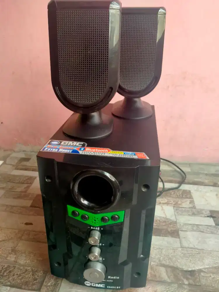Dijual Speaker Bluetooth Super Bass GMC-888D2 Dual Speaker