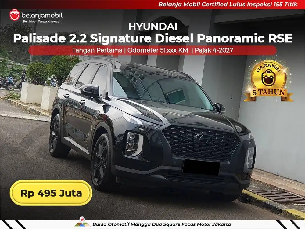 [ GARANSI 5TH ] Hyundai Palisade 2.2 Signature RSE Diesel 2022/2023