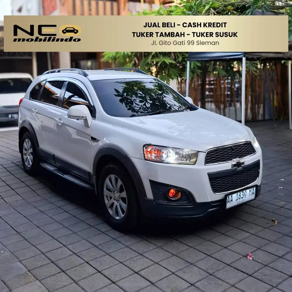 CHEVROLET CAPTIVA  2.0L FL2 4X2 SOLAR  AT 2014 PUTIH