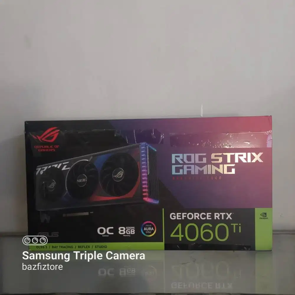 Nvidia Asus ROG STRIX RTX 4060 Ti Gaming OC 8GB Garansi Sempurna Utama