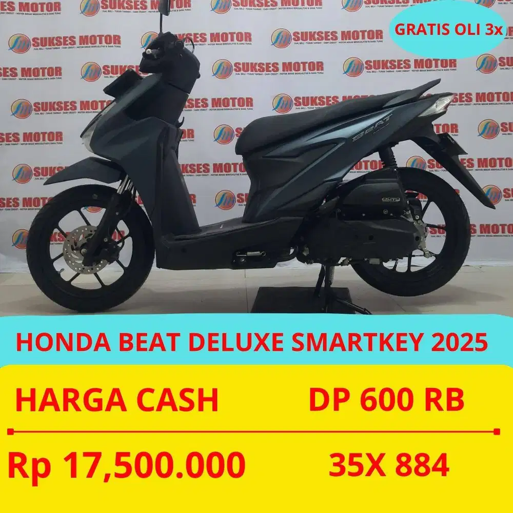 HONDA BEAT DE;UXE SMARTKEY 2025 DP MURAH 600 RIBU GUYS