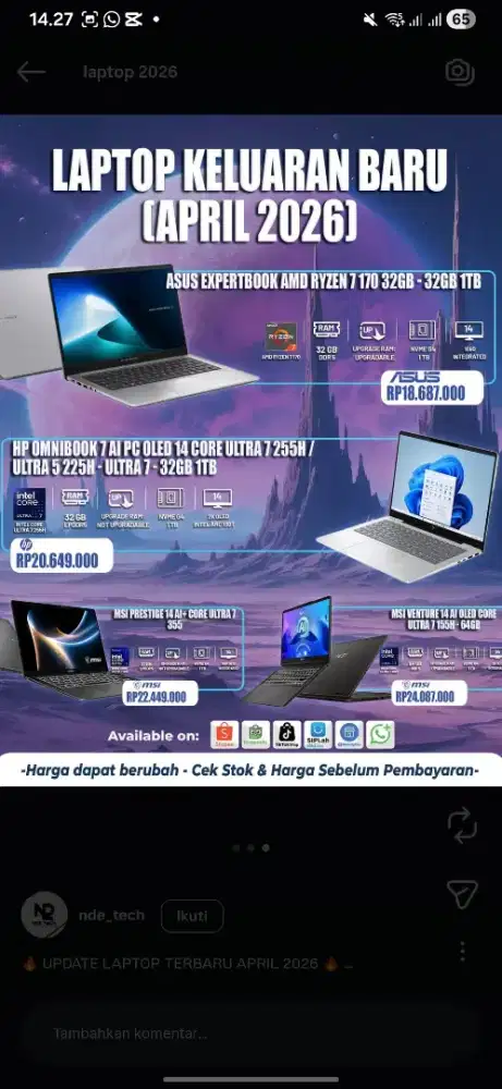 CICILAN TANPA DP HANYA MODAL KTP