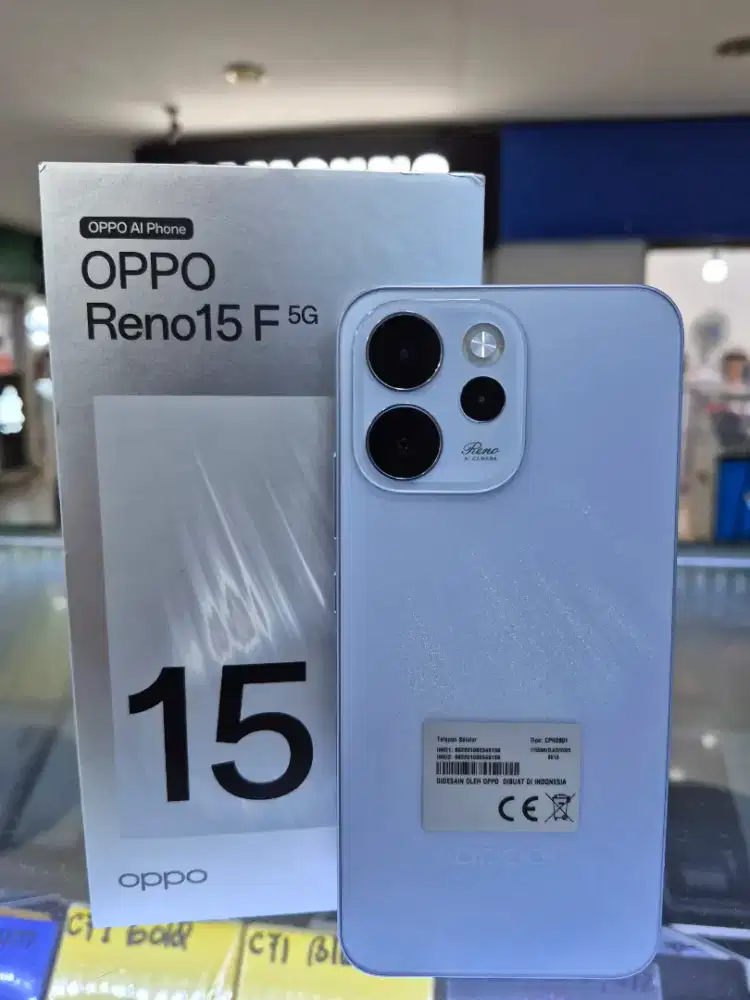 Oppo Reno 15f 5g ram 8/256gb garansi 9 bln mulus