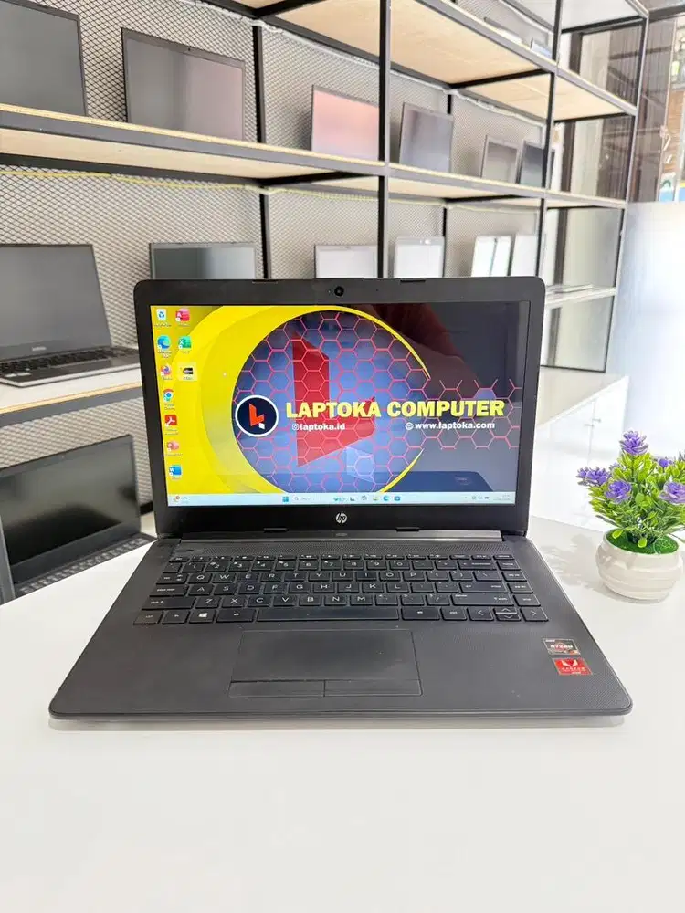 Di jual laptop hp amd ryzen 3 ram 8gb