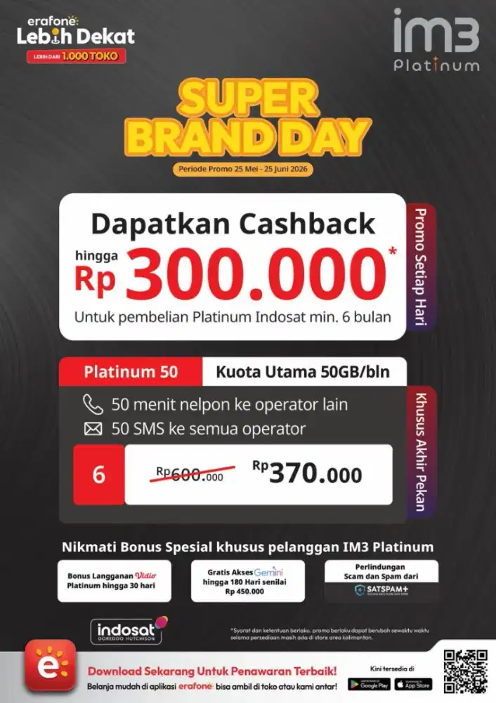 PAKET INDOSAT PLATINUM