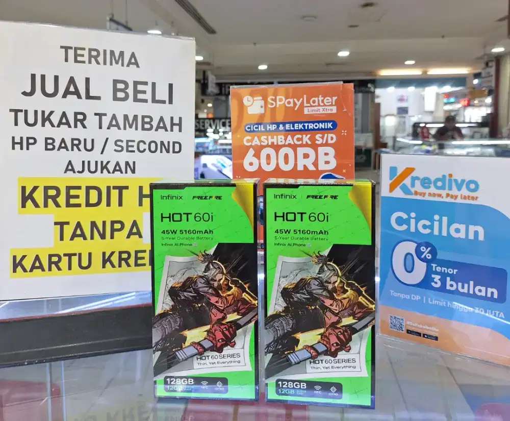 Infinix HOT 60i Ram 8/128 Gb - Garansi Resmi