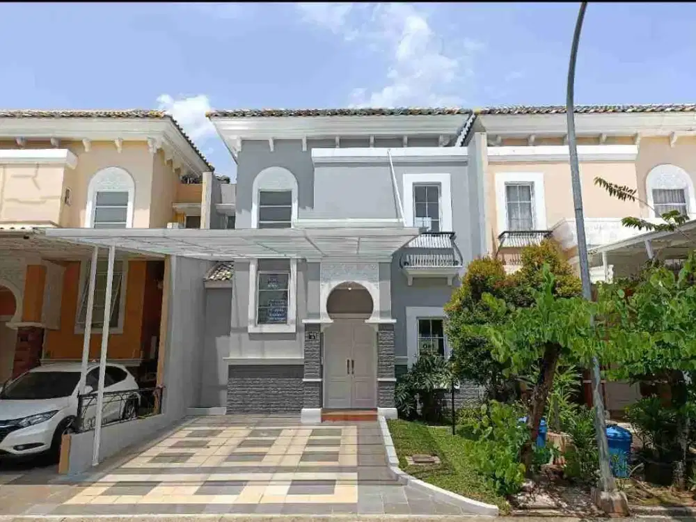 DIJUAL RUMAH BELUM PERNAH HUNI DI CLUSTER ALICANTE, GADING SERPONG