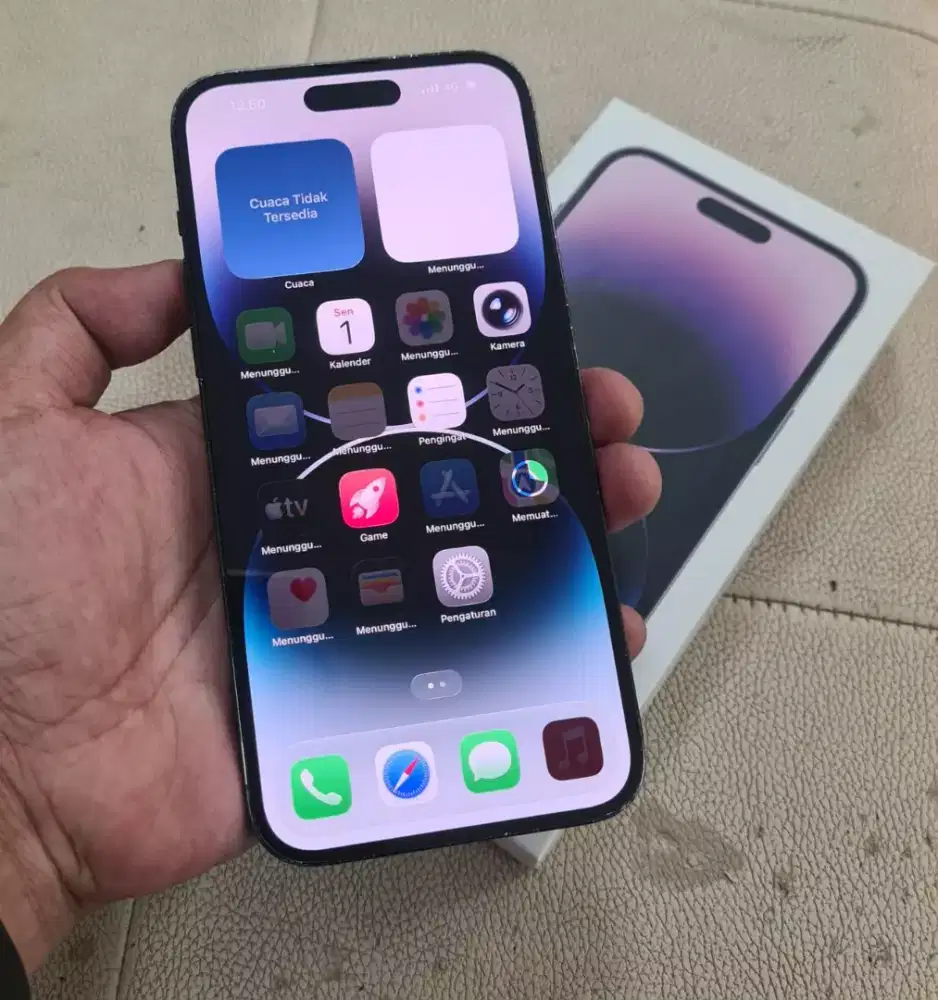 Iphone 14 promax 256gb fullset all operator