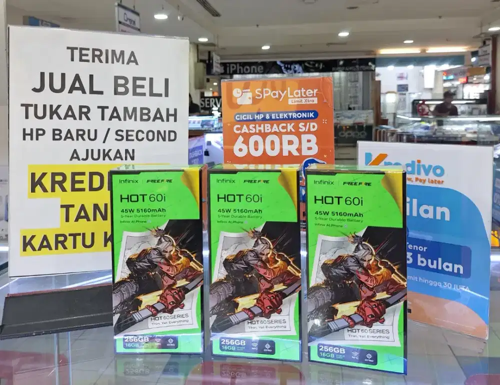 Infinix HOT 60i Ram 8/256 Gb - Garansi Resmi