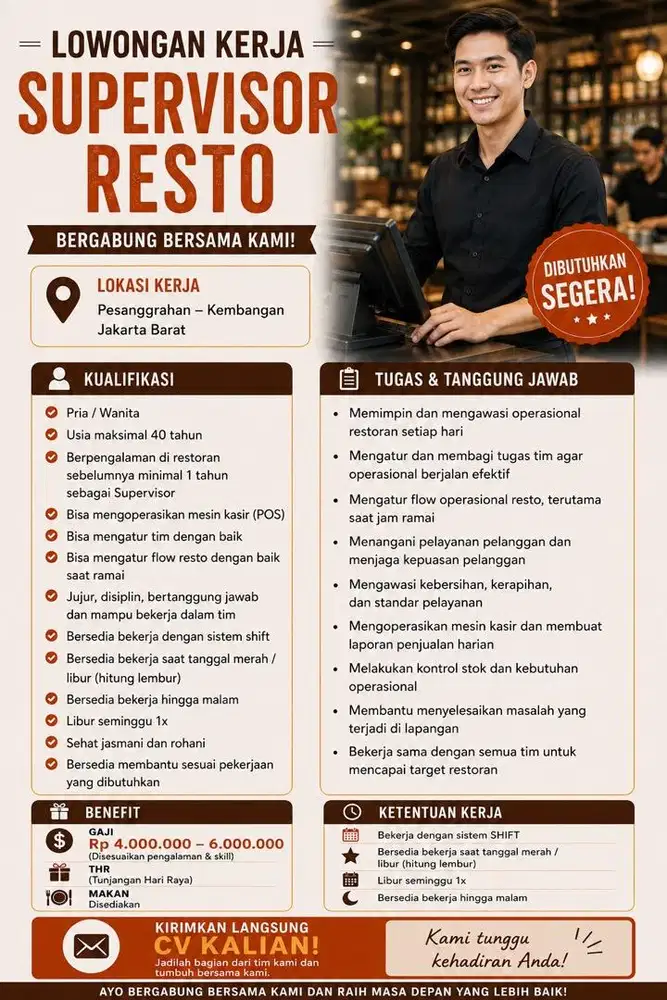 Loker Supervisor Resto