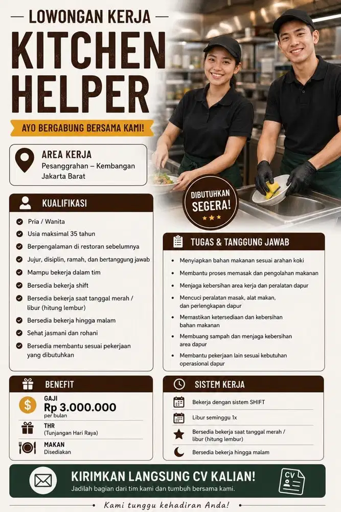 Loker Kitchen Helper