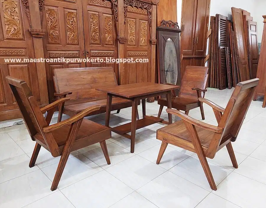 Kursi Caffe / Kursi Jati / Set Kursi / Kursi Tamu / Kursi Teras KRS311