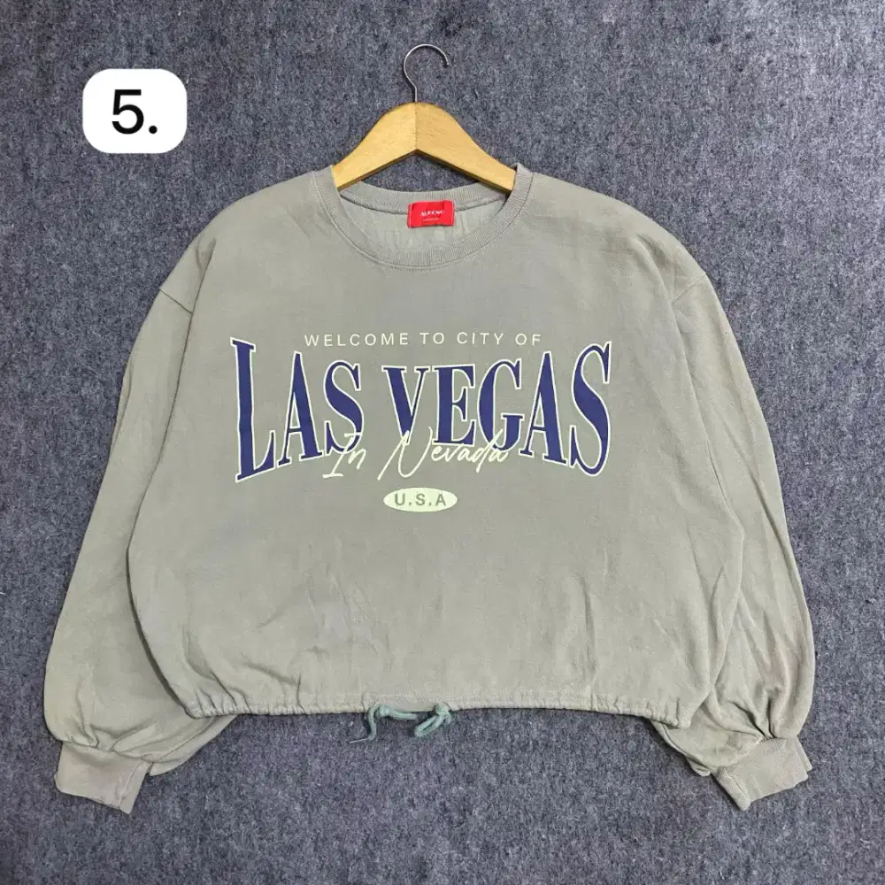 Sweater lasvegaz lengan balon