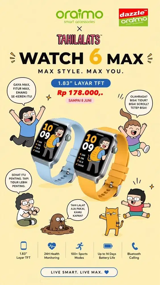 Smartwatch Oraimo OSW-8001N