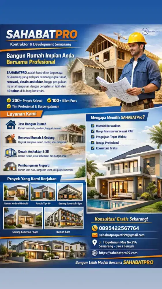 Sahabat Properti Terima Jasa Desain Gambar 2D 3D, Gambar Kerja,