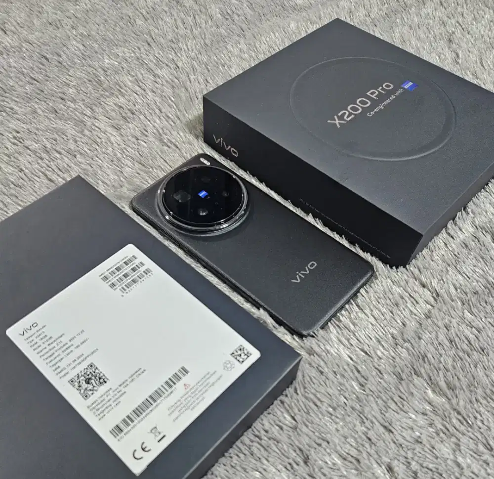Vivo X200 Pro black 512Gb mulus istimewa