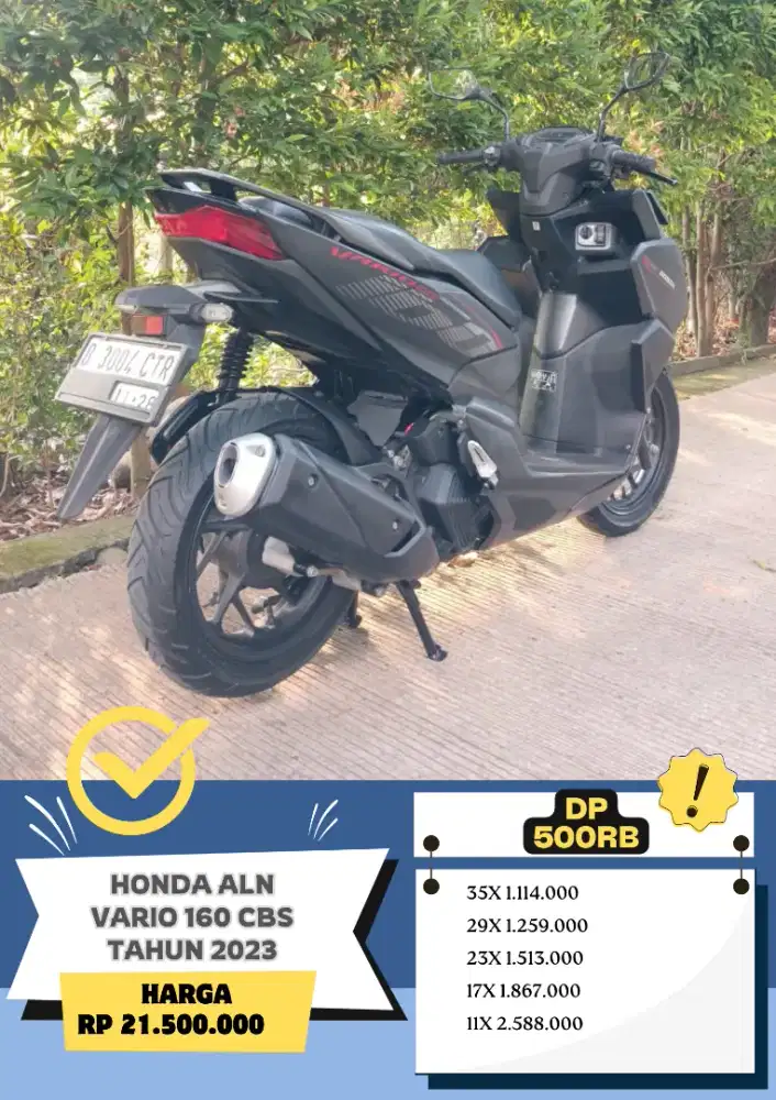 HONDA ALN VARIO 160 CBS TAHUN 2023 Dp 500rb